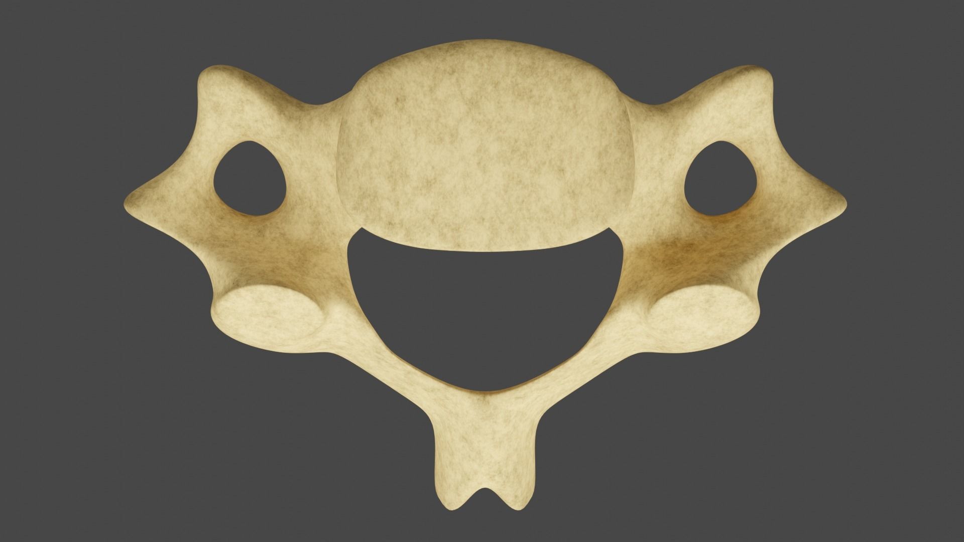 The Fourth Cervical Vertebra 3D model_1