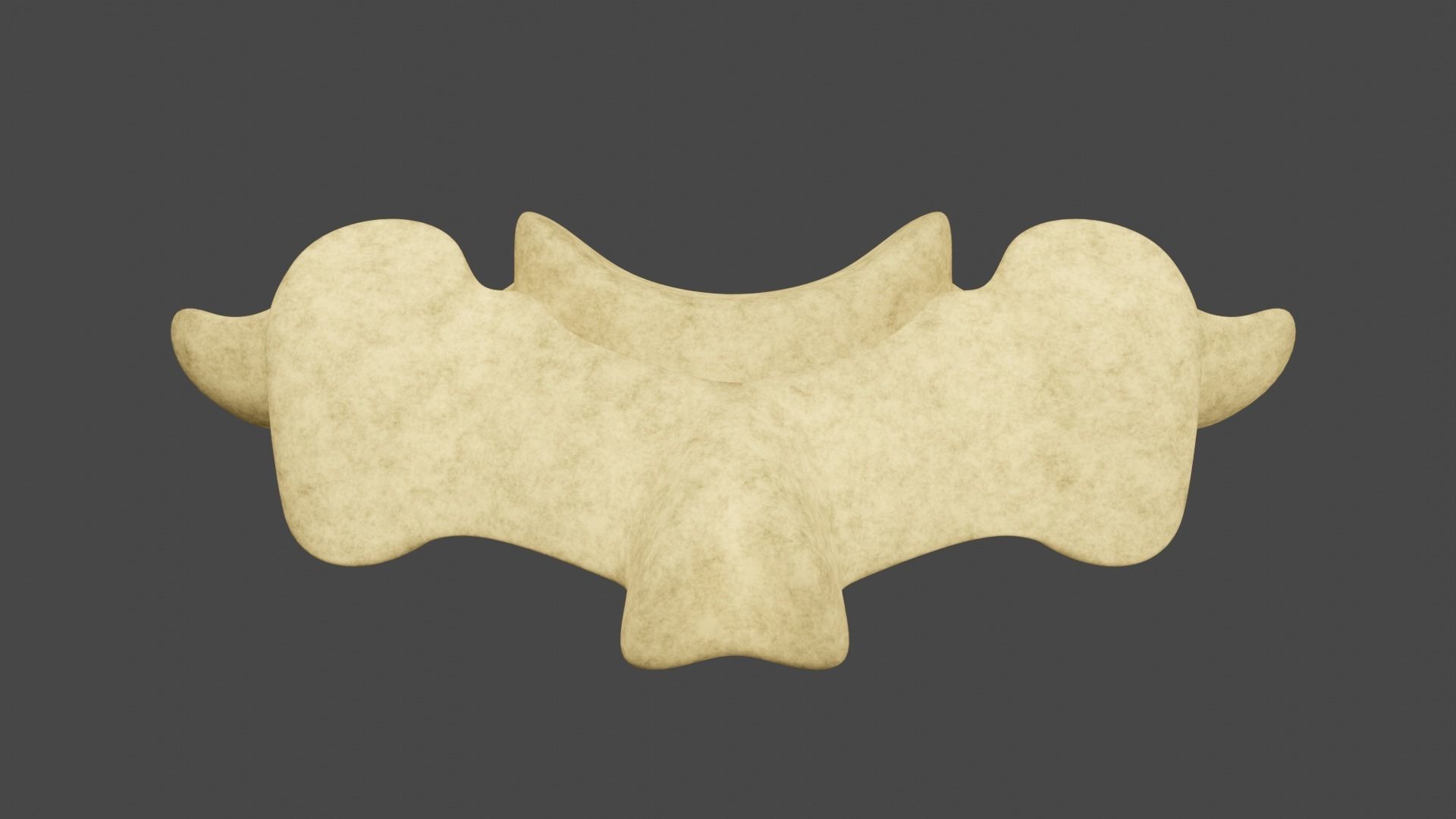 The Fourth Cervical Vertebra 3D model_3