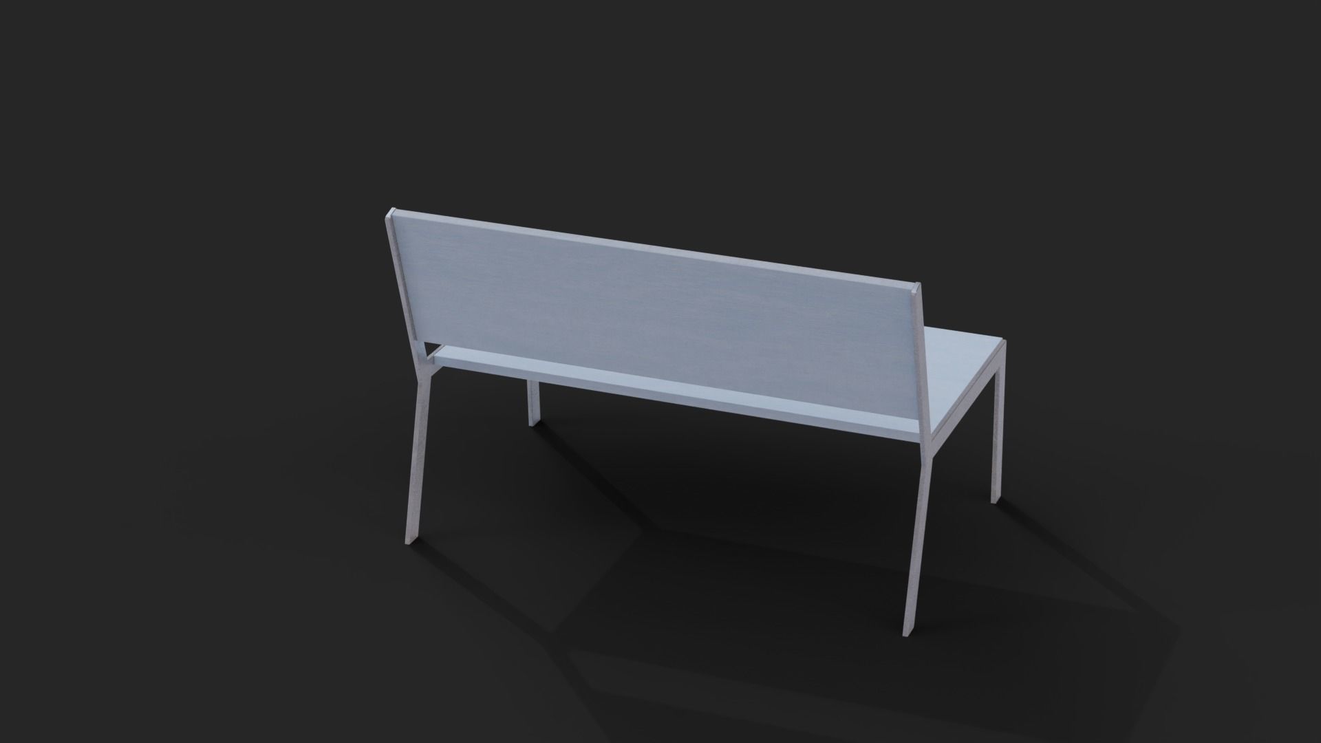Collection of two Deckchair Low-Poly Low-poly 3D model_5