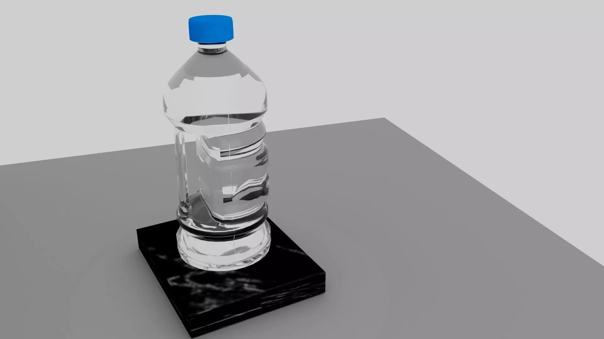 Plastic Water Bottle Free low-poly 3D model