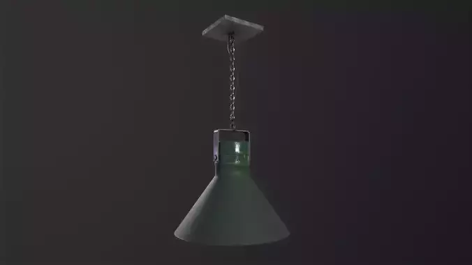 Hangar Lamp 3D Model