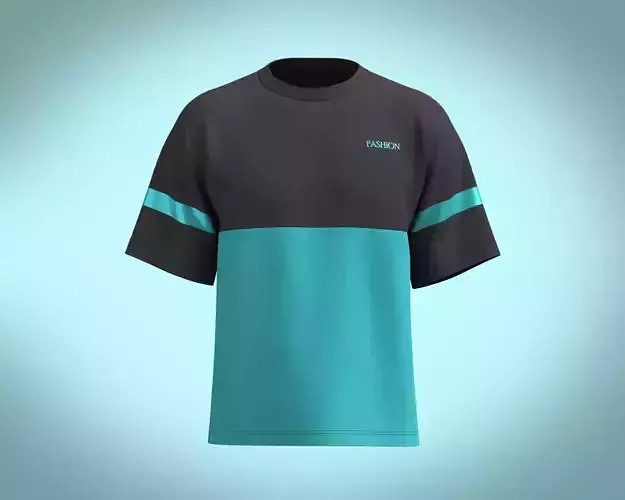 Unisex Colourblock Tshirt