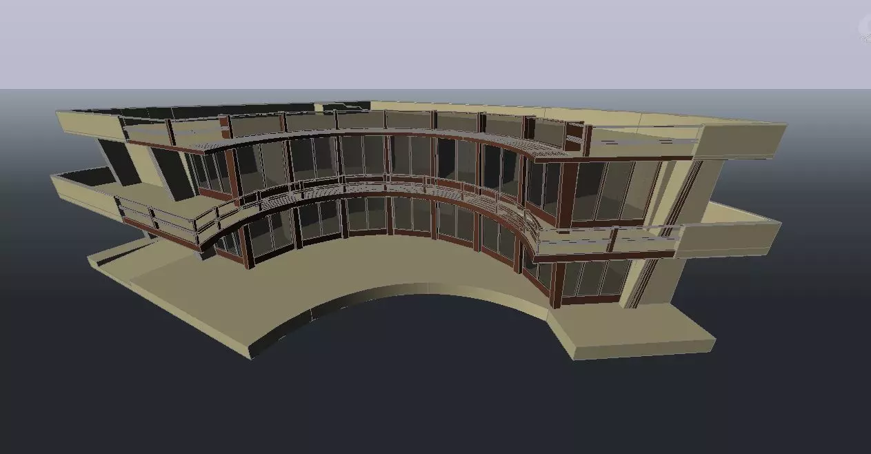 country house 3D model_0