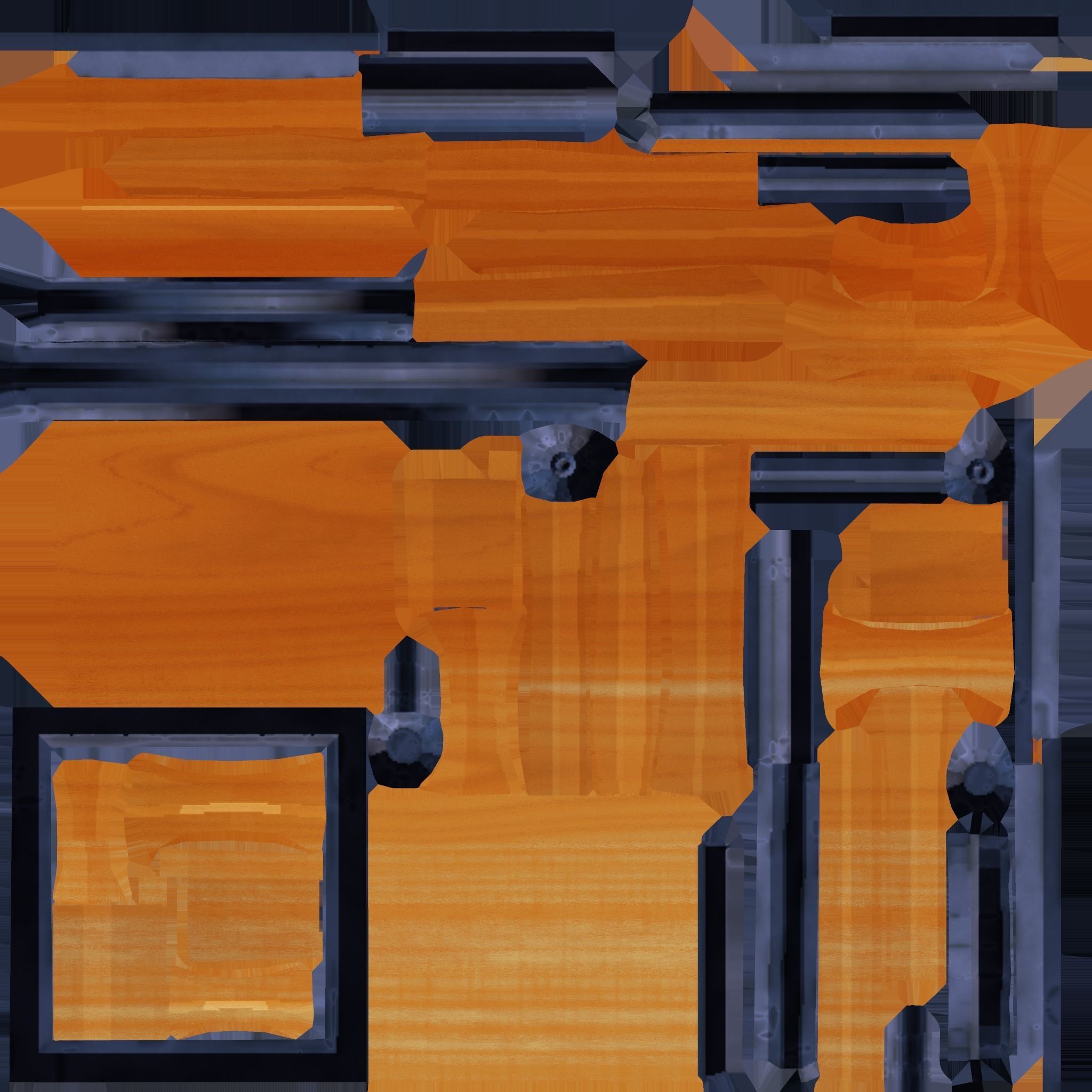 Cart Stylized Low-Poly Low-poly 3D model_6