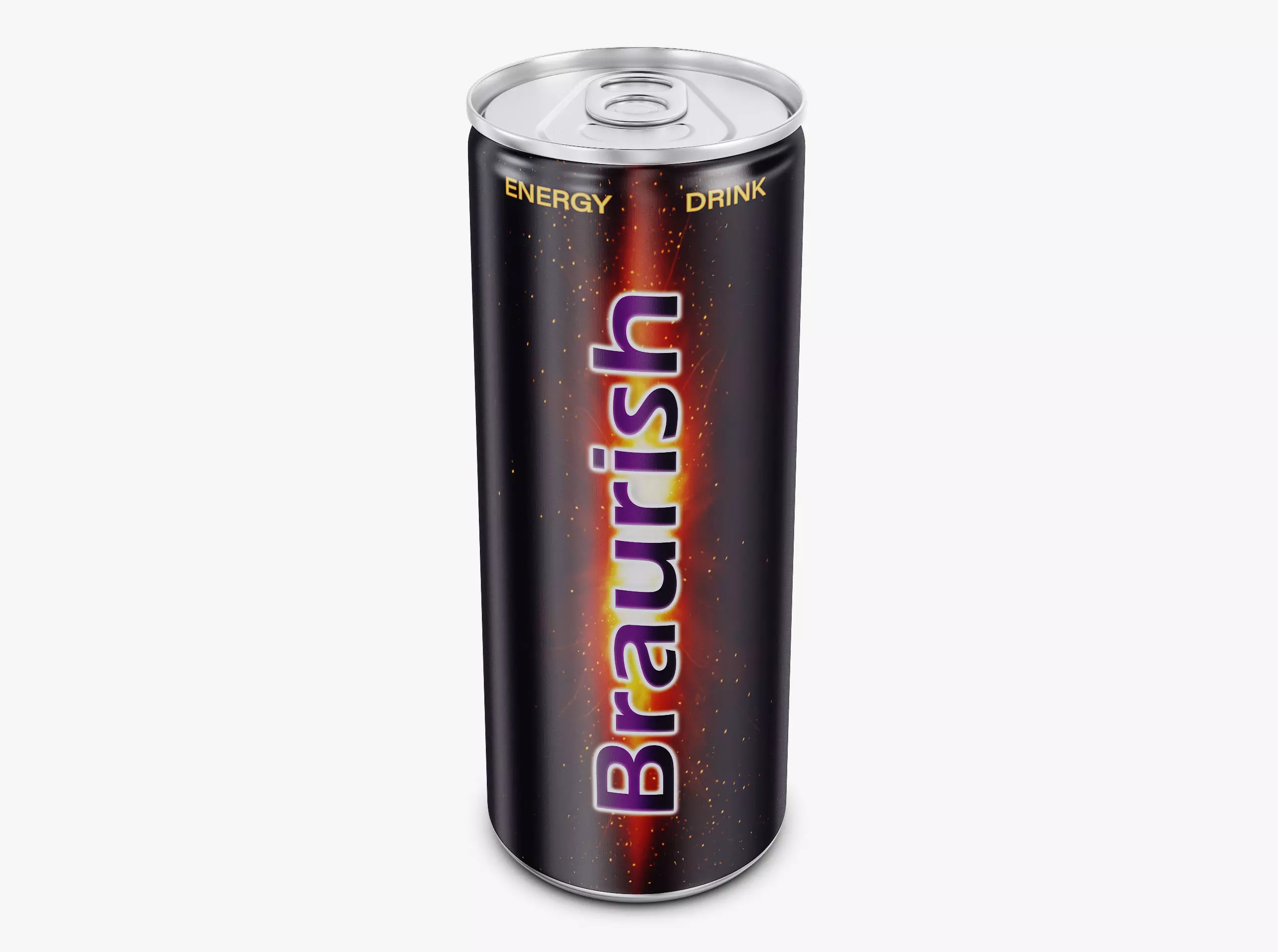 Braurish Energy Drink Can 250ml Simple M 1 3D model_0
