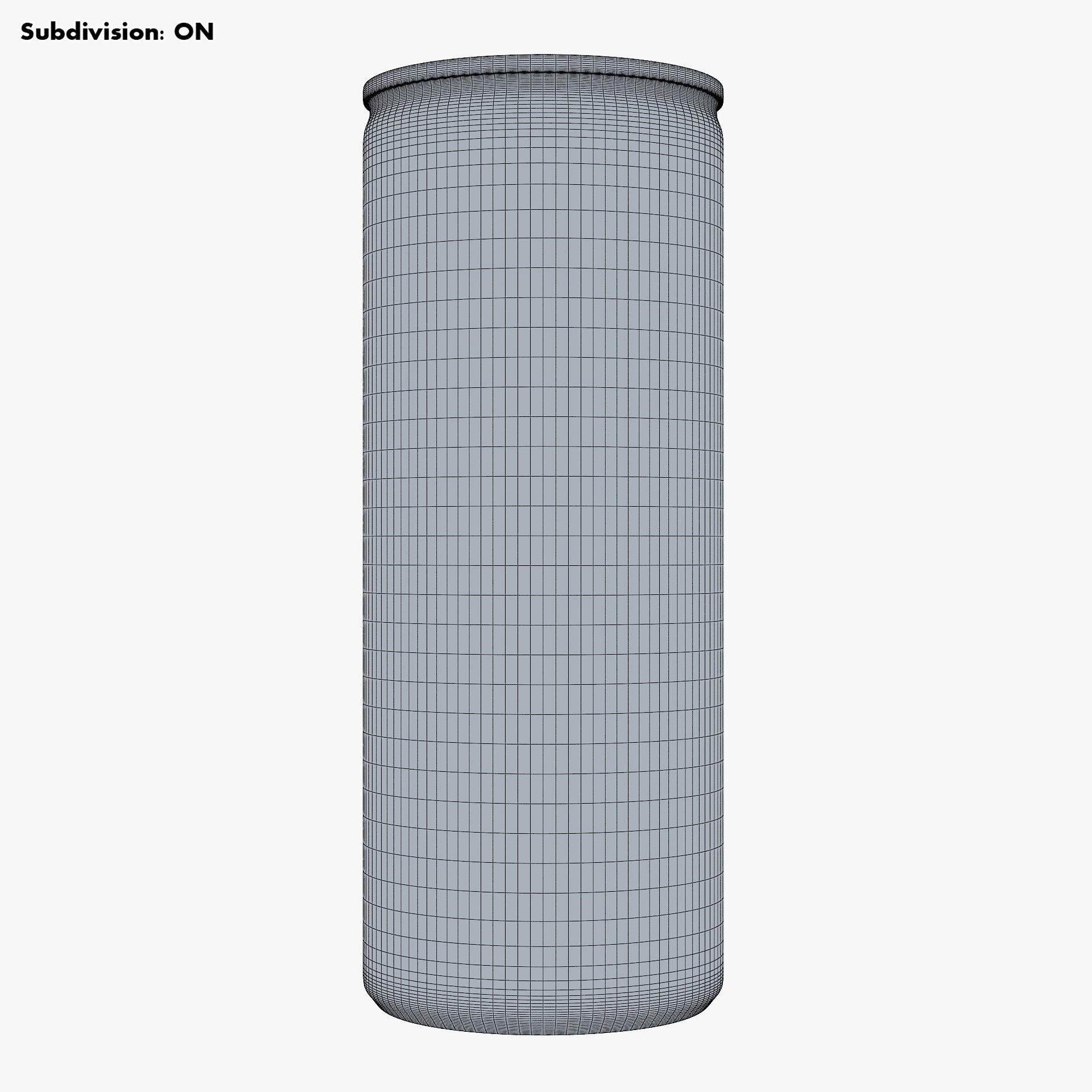 Braurish Energy Drink Can 250ml Simple M 1 3D model_8