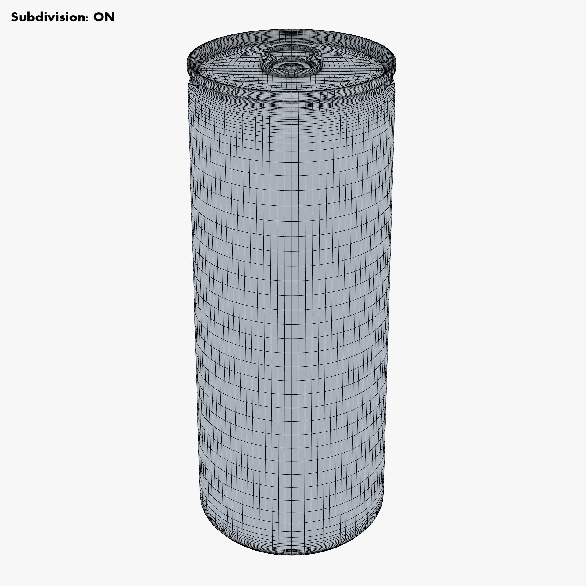 Braurish Energy Drink Can 250ml Simple M 1 3D model_6