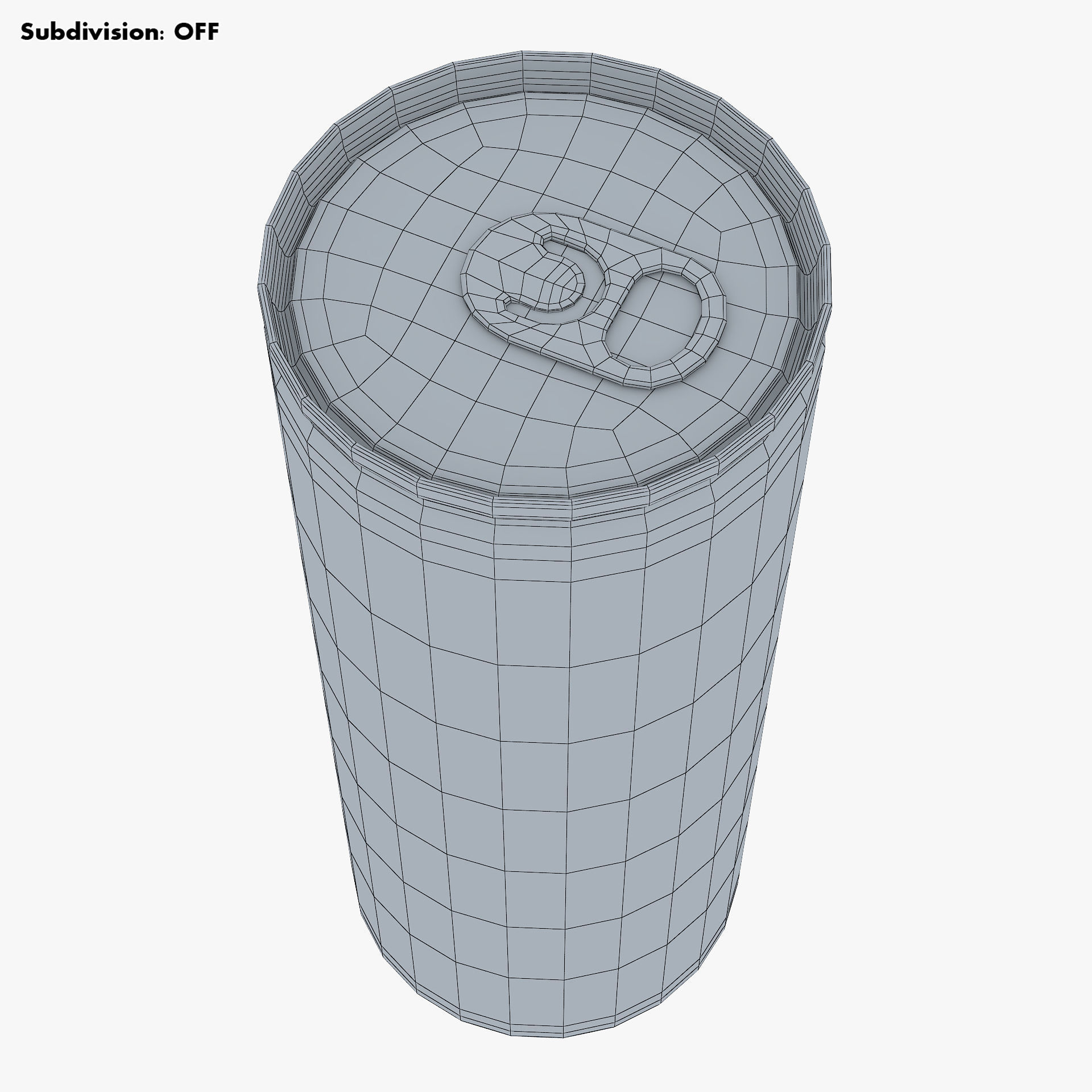 Braurish Energy Drink Can 250ml Simple M 1 3D model_11
