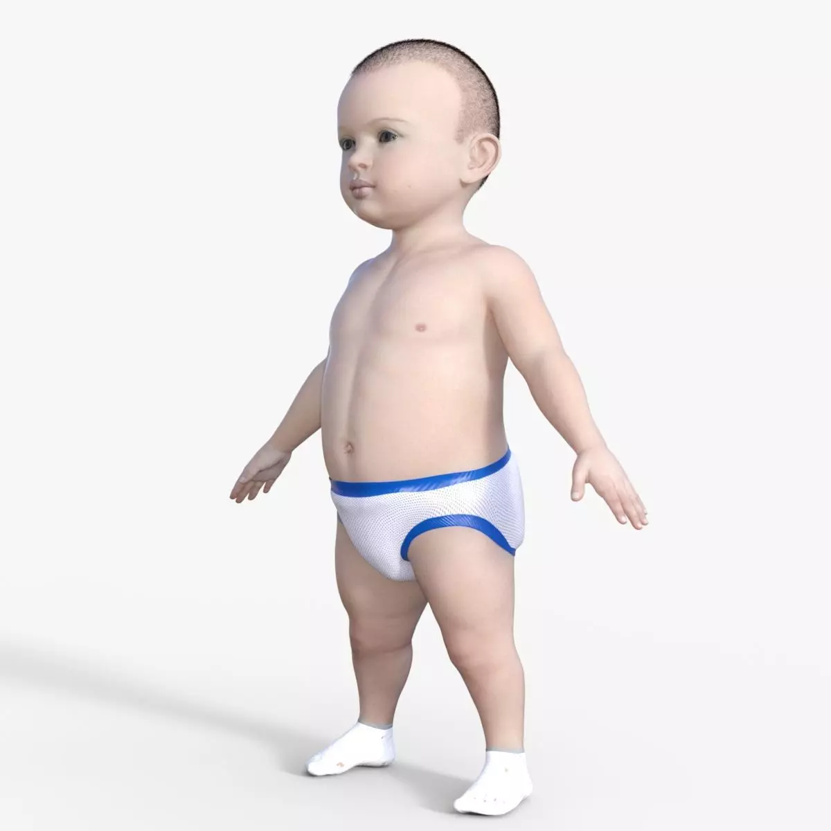 Realistic Boy 3D model