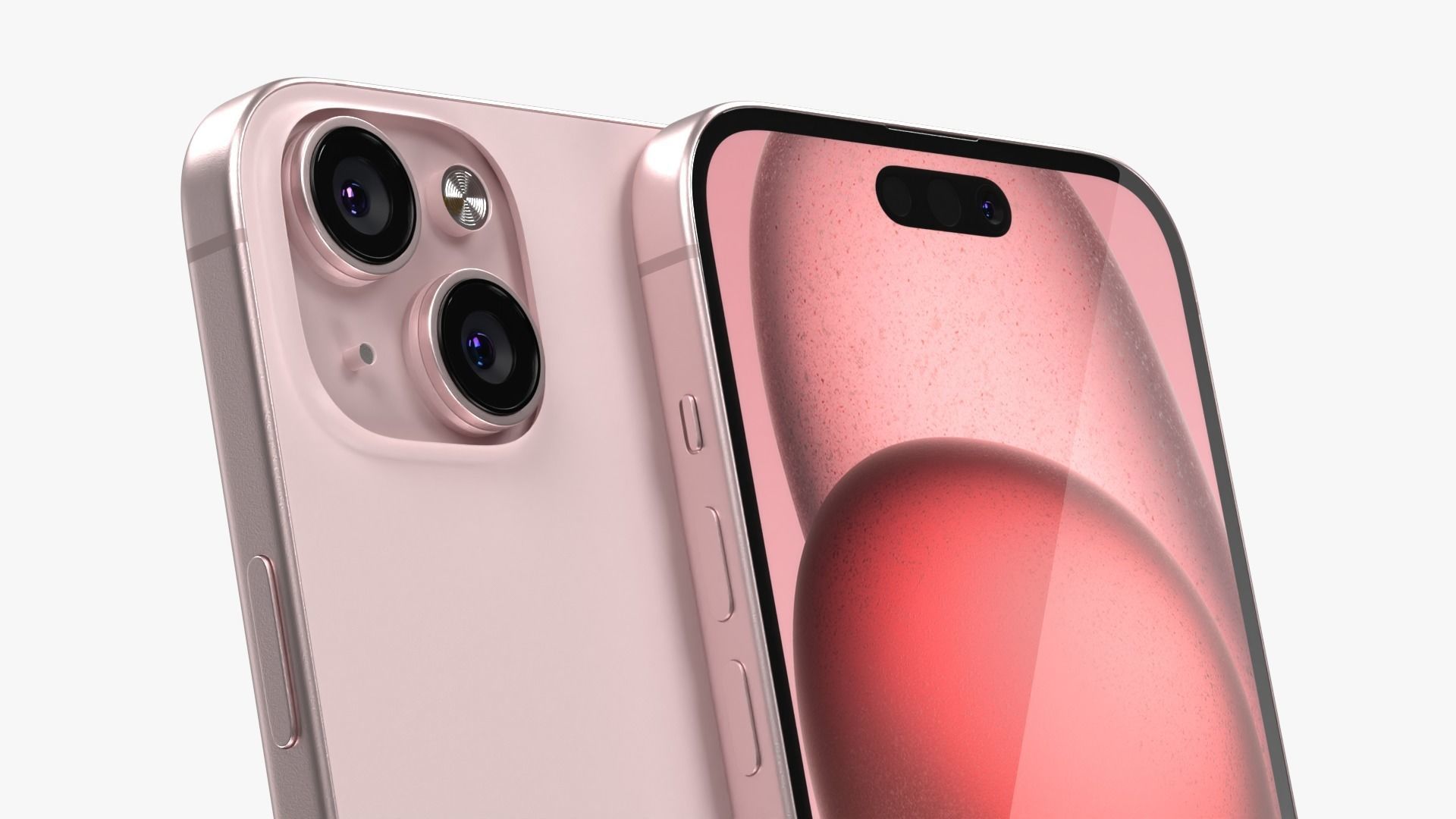 iPhone 15 Plus Pink 3D model_3