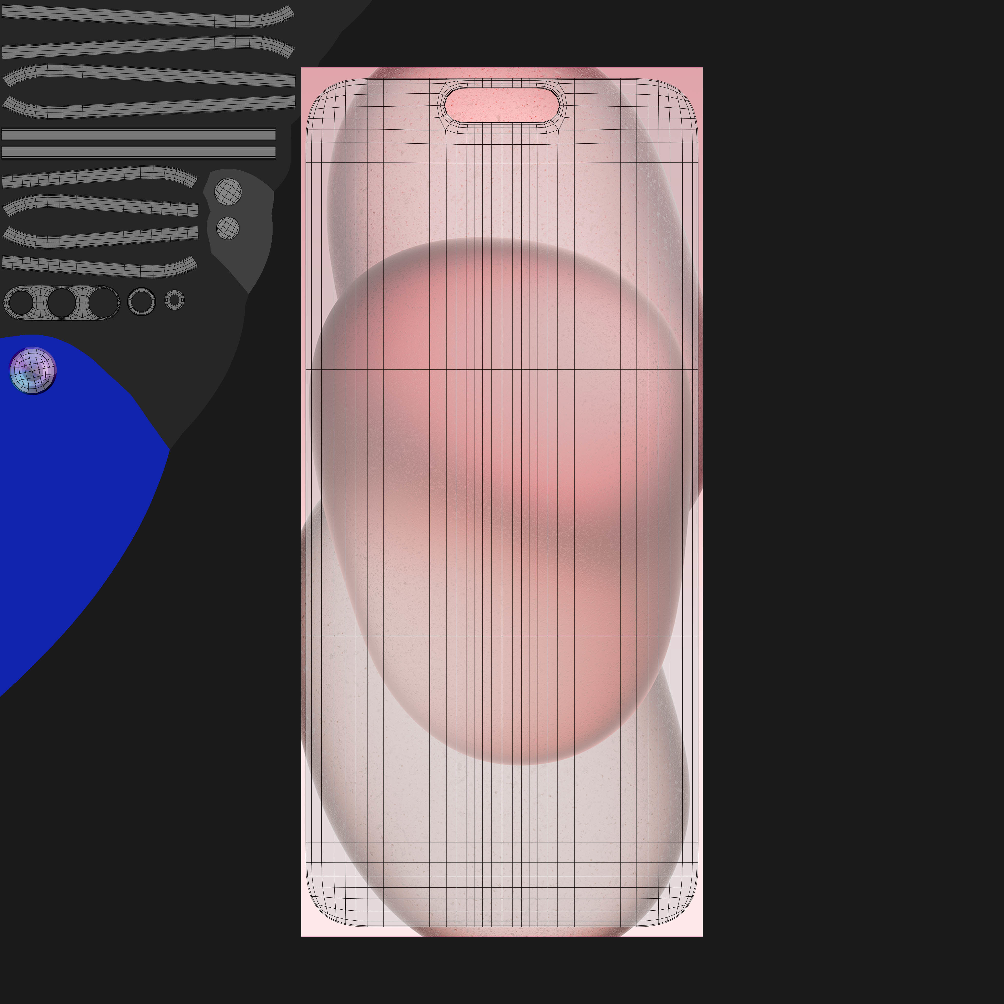 iPhone 15 Plus Pink 3D model_10