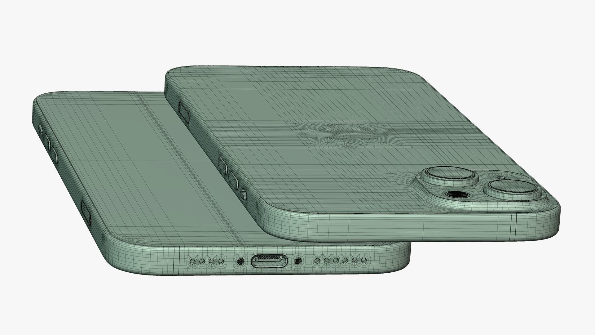 iPhone 15 Plus Pink 3D model_20