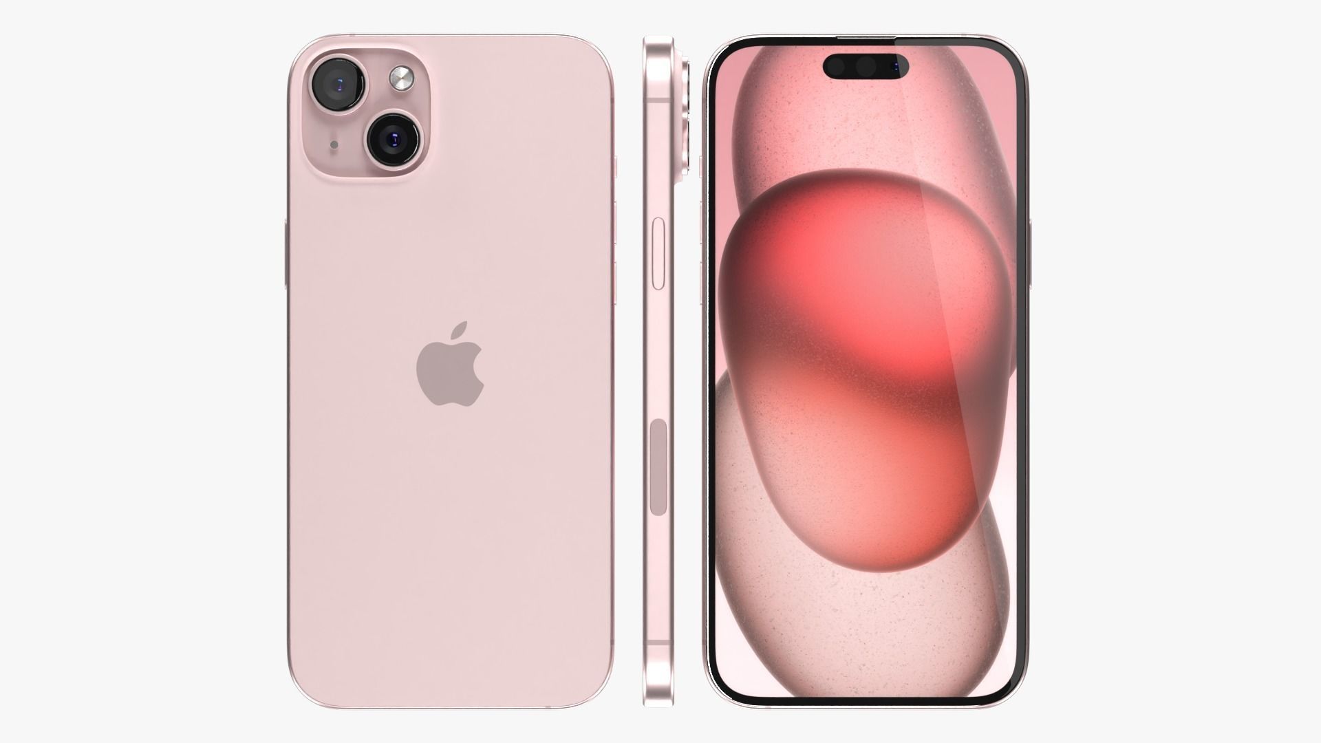 iPhone 15 Plus Pink 3D model_2