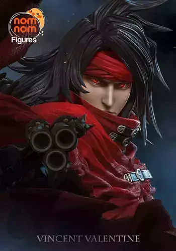 Vincent Valentine - Final Fantasy VII 3D print model