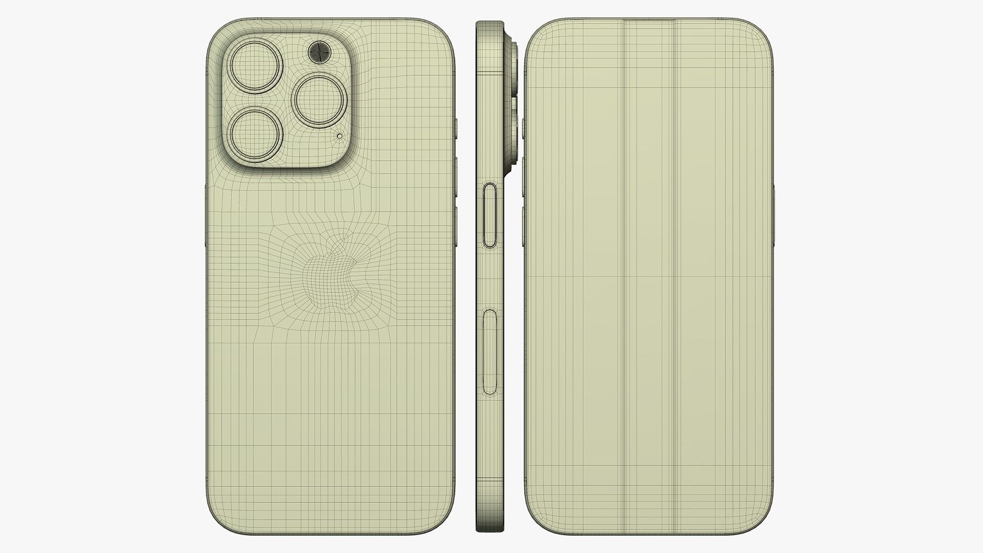 iPhone 15 Pro Black Titanium 3D model_13