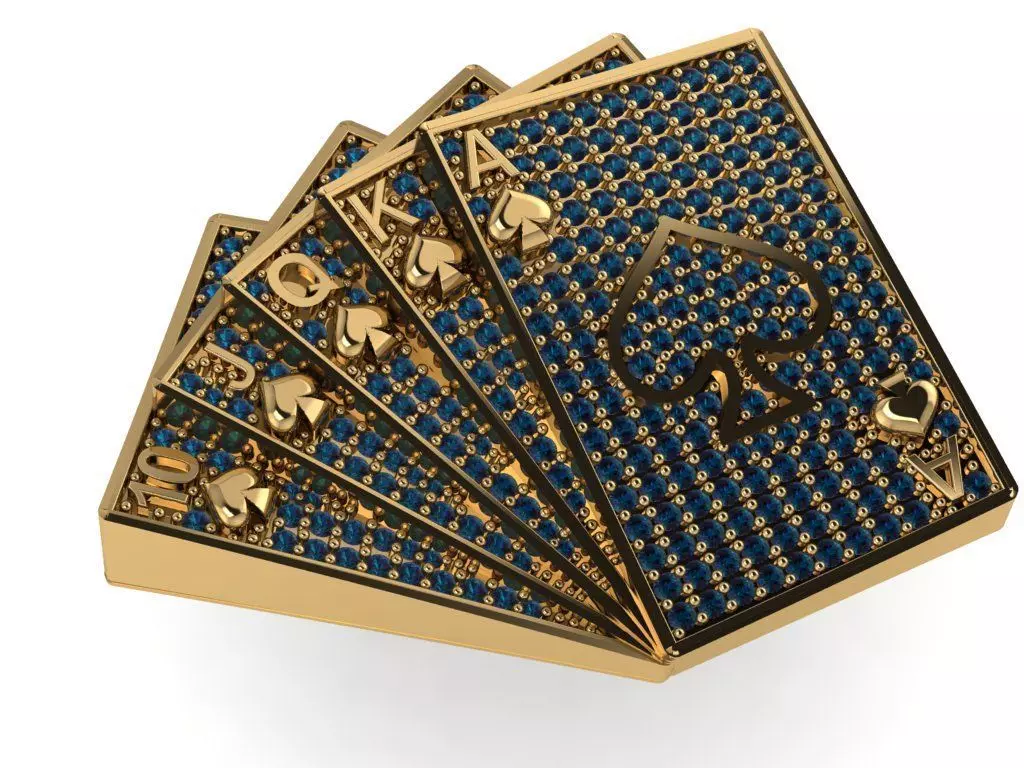 iskambil kagidi playing cards 3D model_0