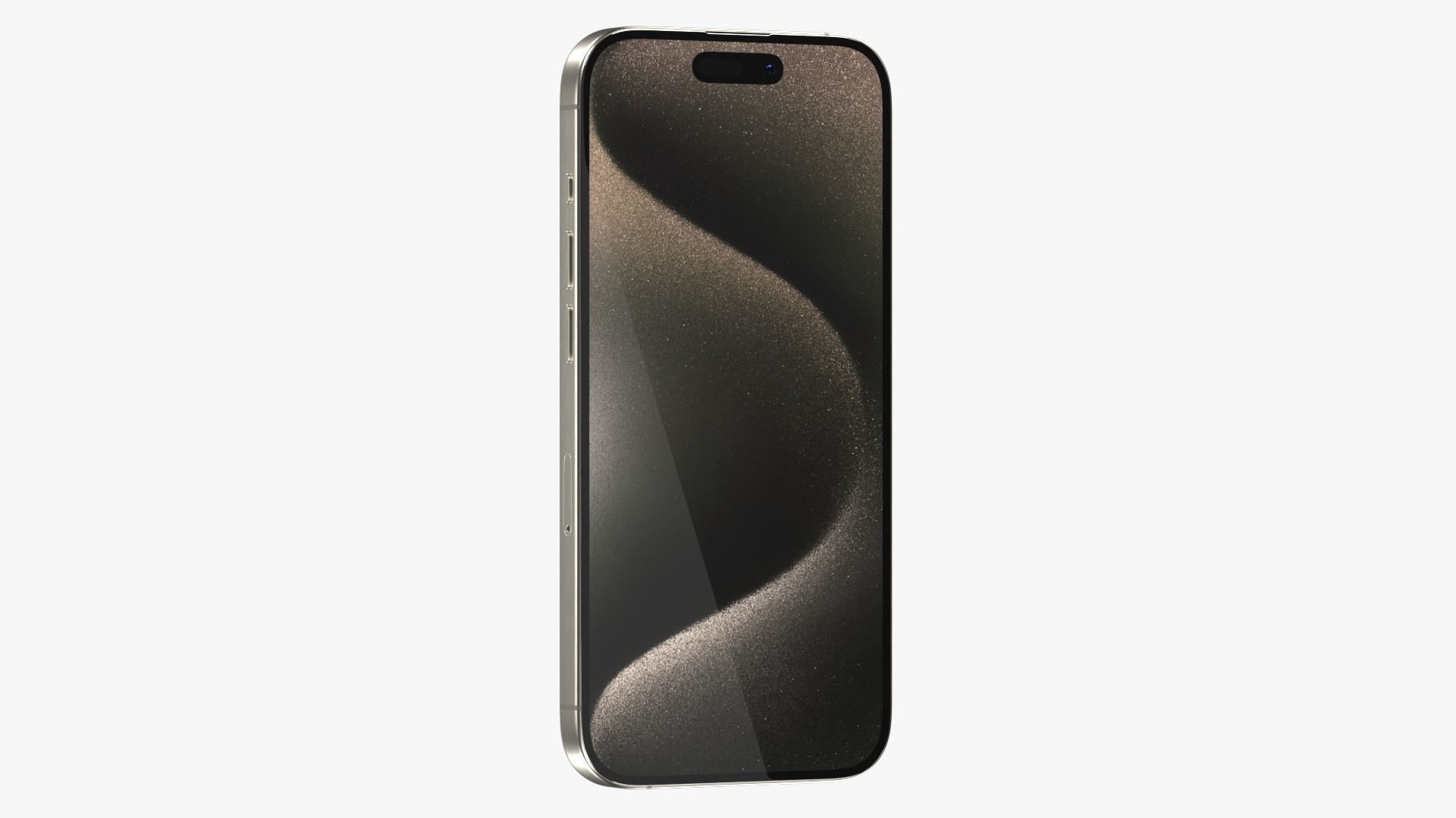 iPhone 15 Pro Natural Titanium 3D model_8