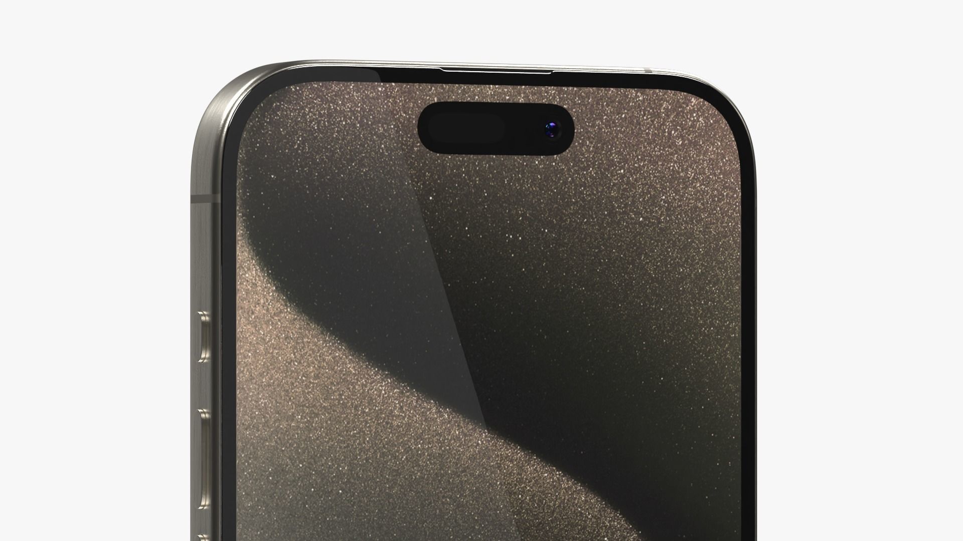 iPhone 15 Pro Natural Titanium 3D model_7