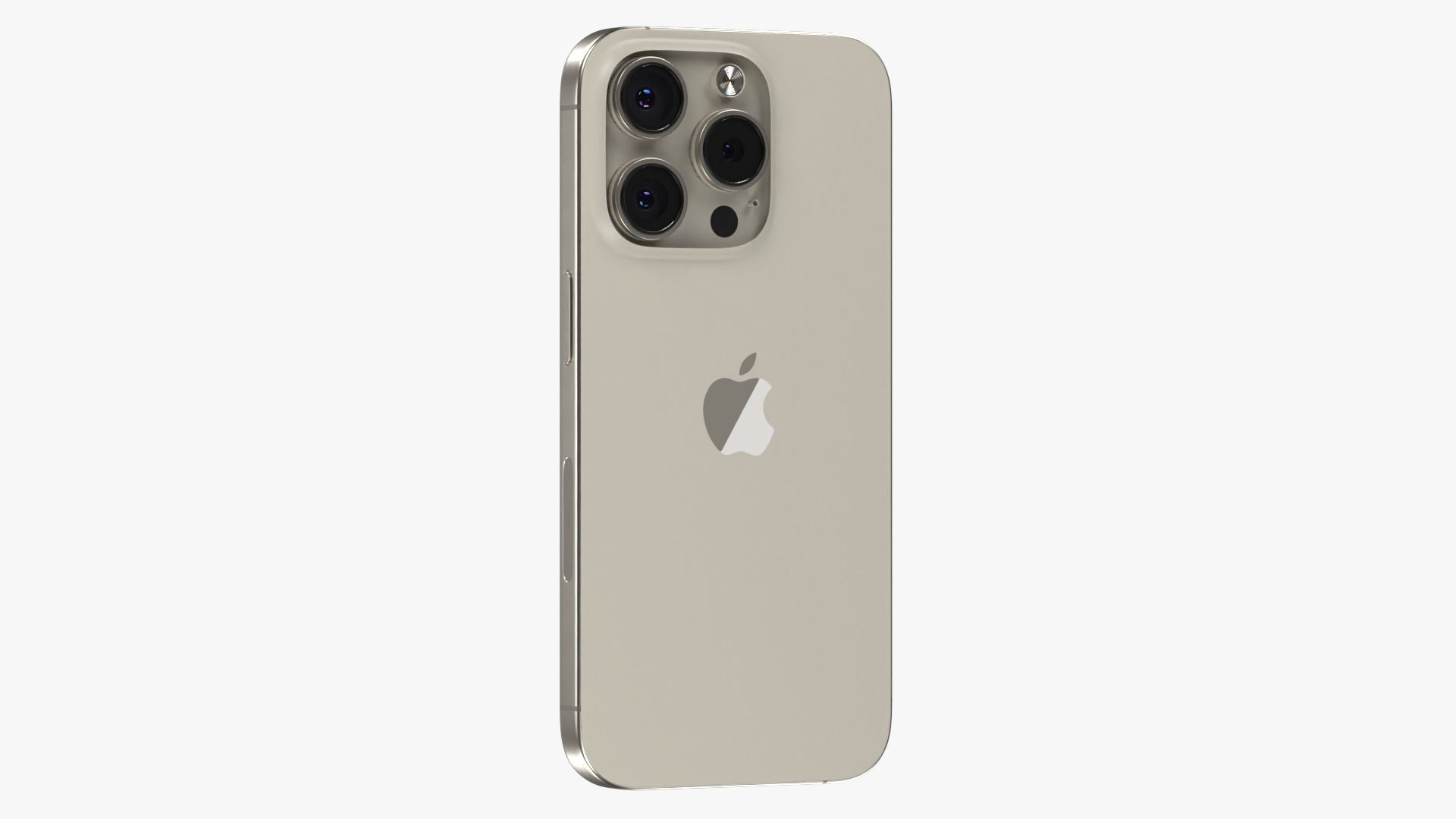 iPhone 15 Pro Natural Titanium 3D model_9
