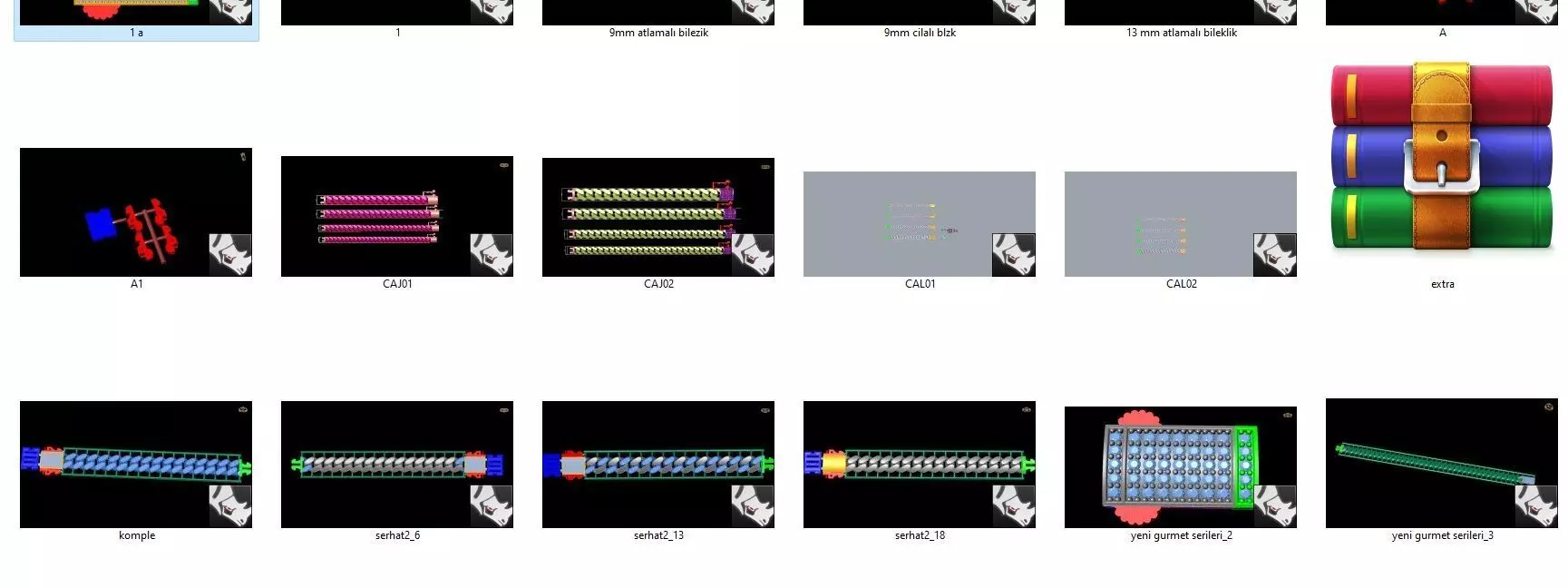 gourmet gurmet bileklik 3D model_0