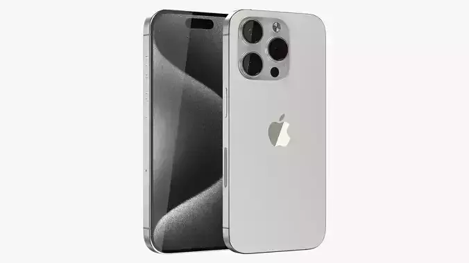 iPhone 15 Pro White Titanium