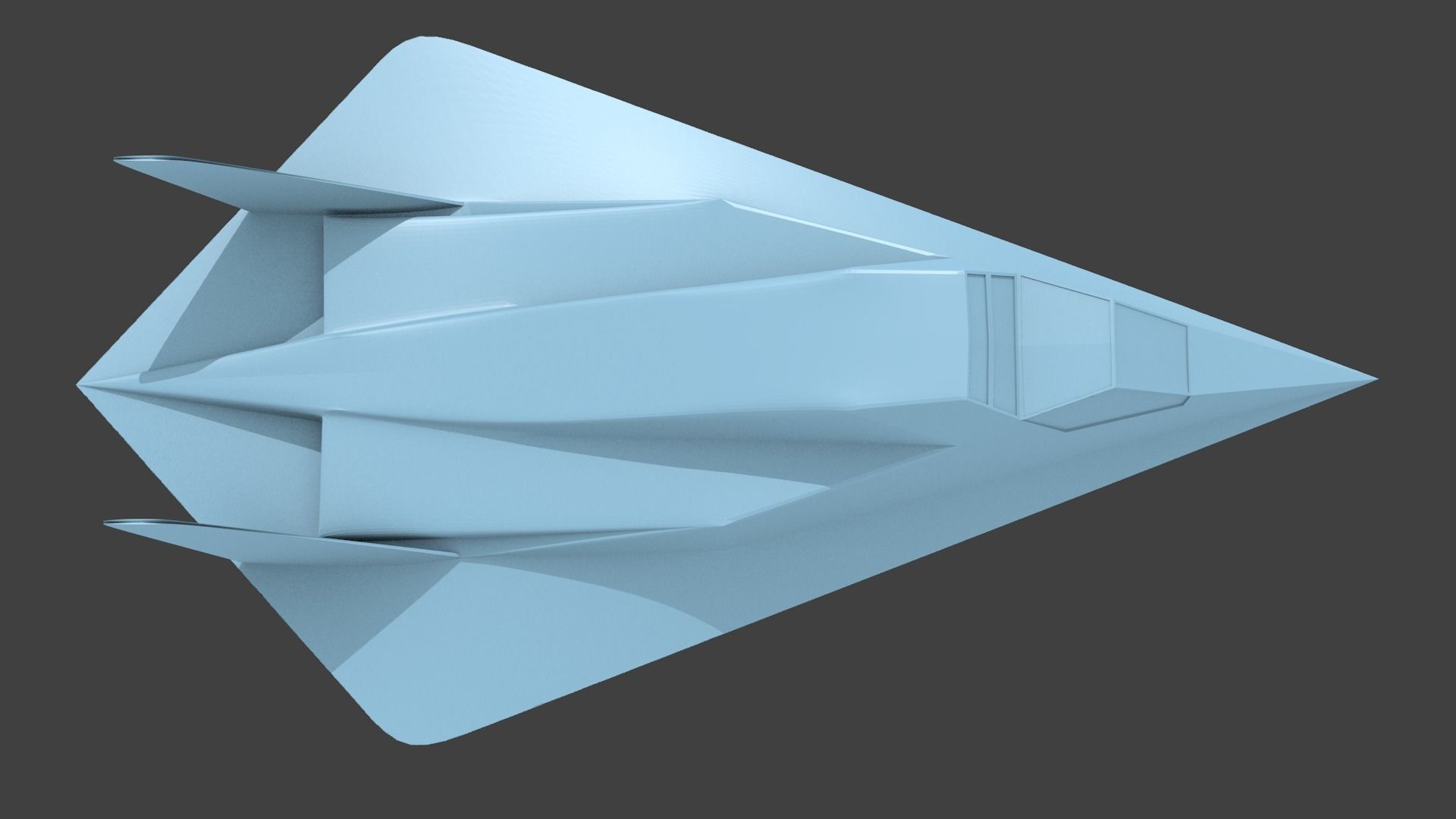 Northrop XST 3D print model_5