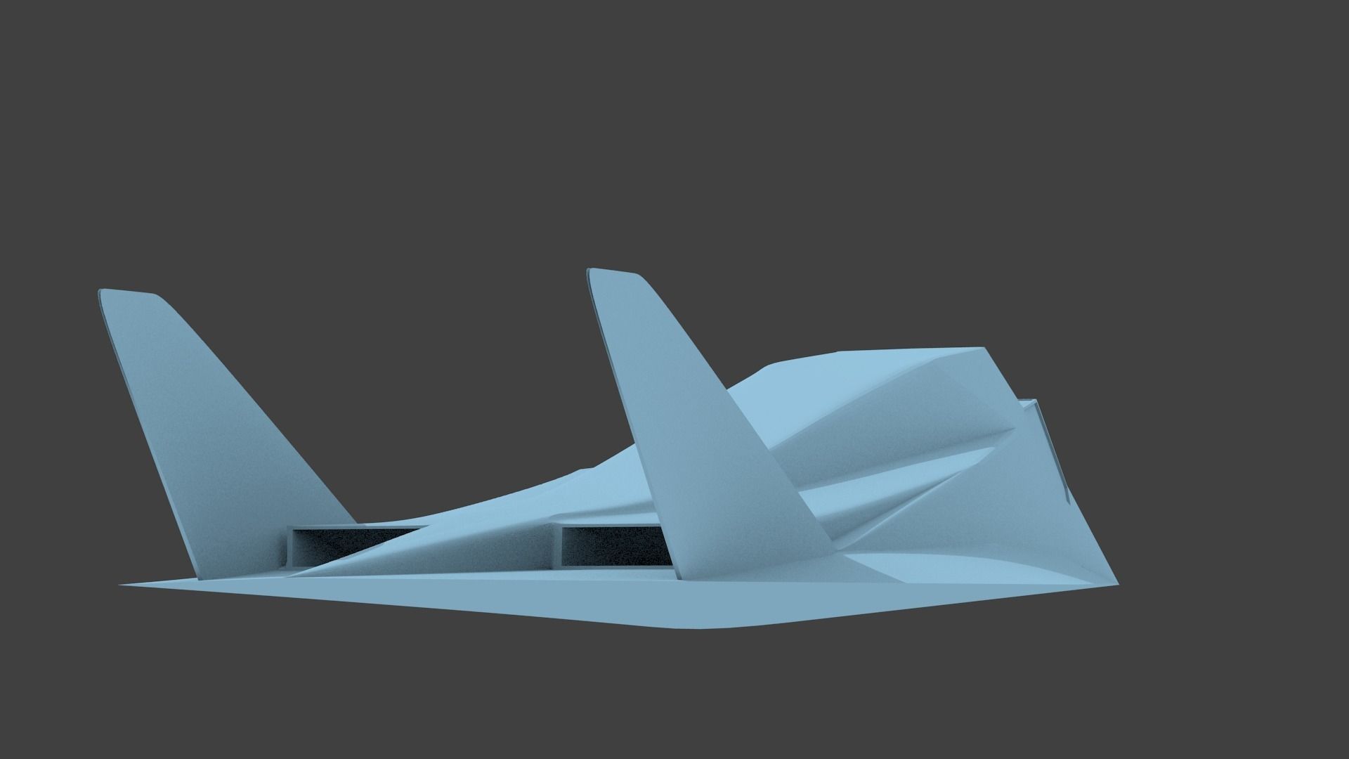 Northrop XST 3D print model_4