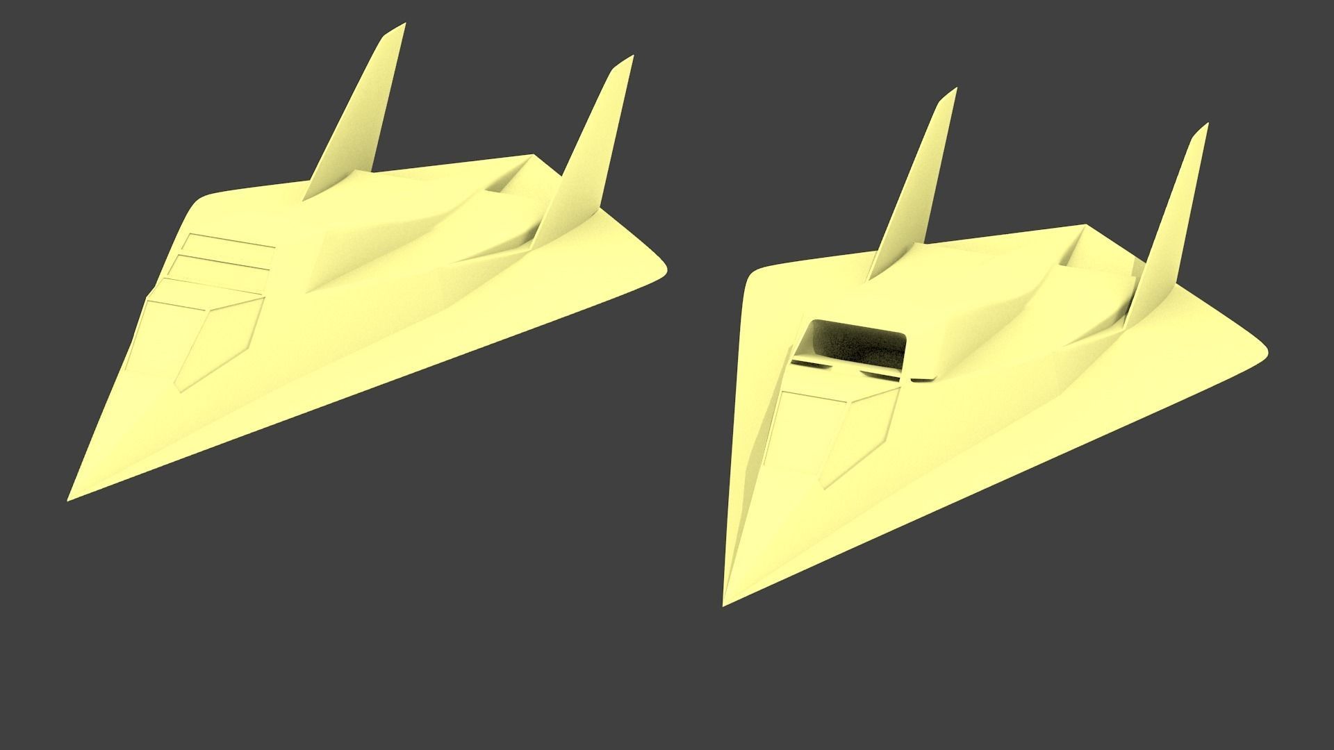 Northrop XST 3D print model_9