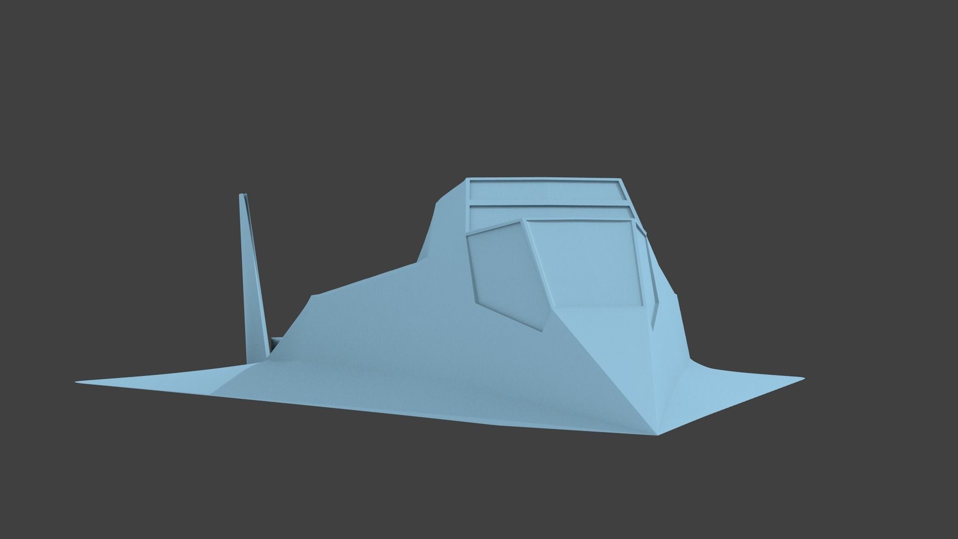 Northrop XST 3D print model_3