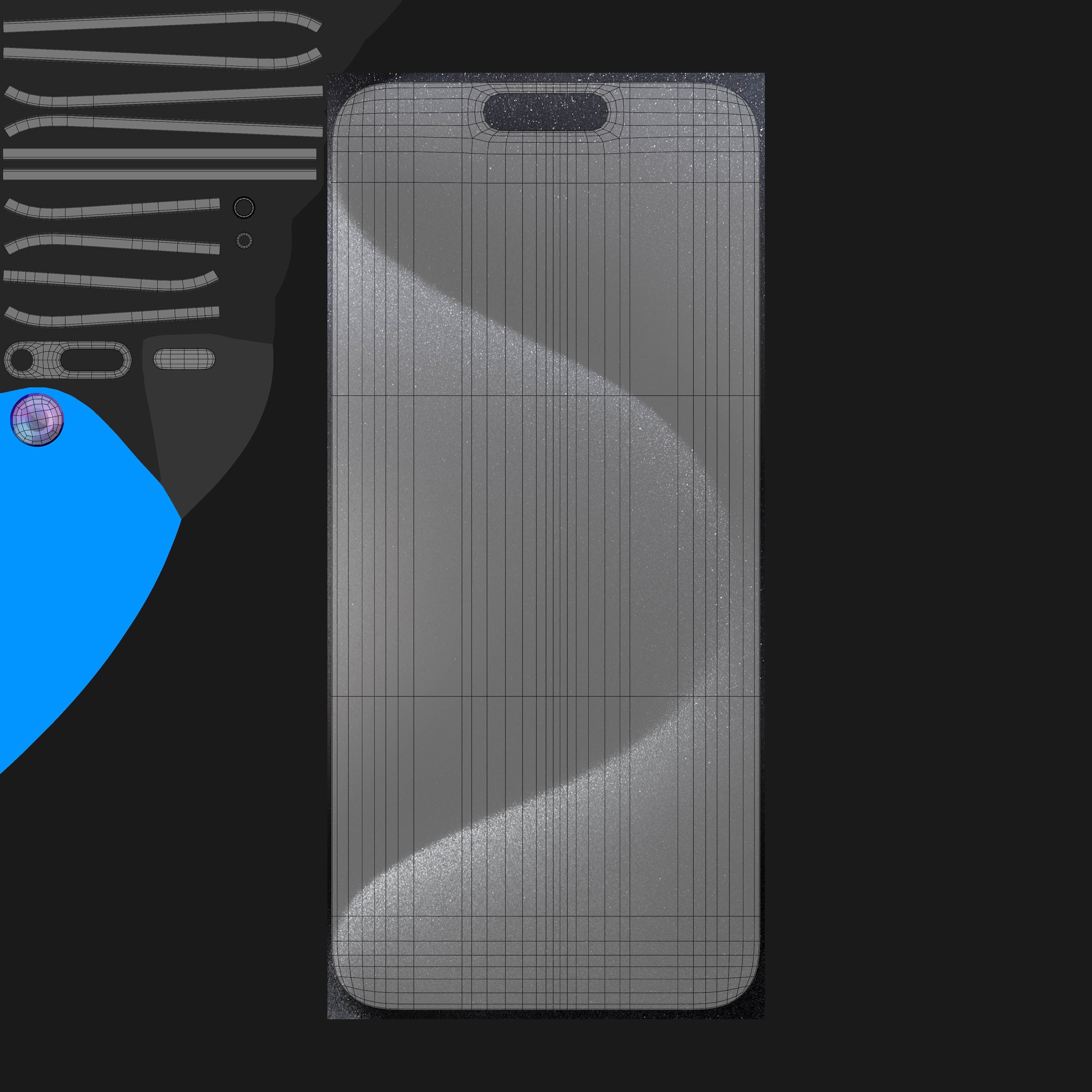 iPhone 15 Pro Max Black Titanium 3D model_10