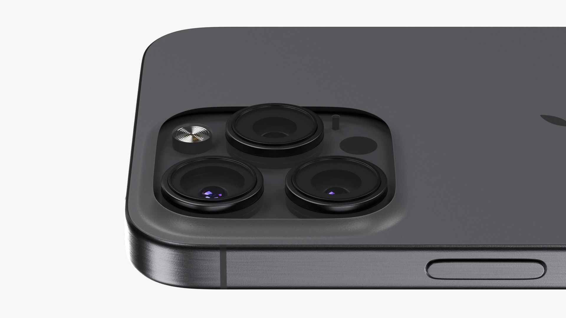 iPhone 15 Pro Max Black Titanium 3D model_5