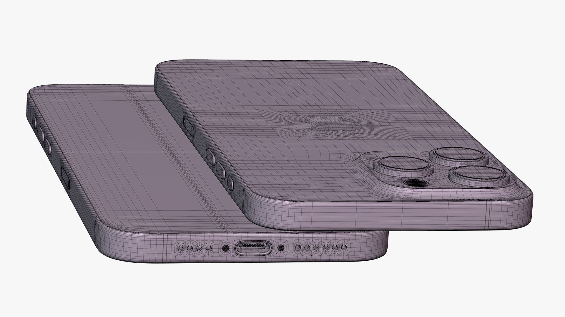 iPhone 15 Pro Max Black Titanium 3D model_20