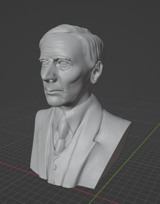 George Edward Moore 3D print model_13