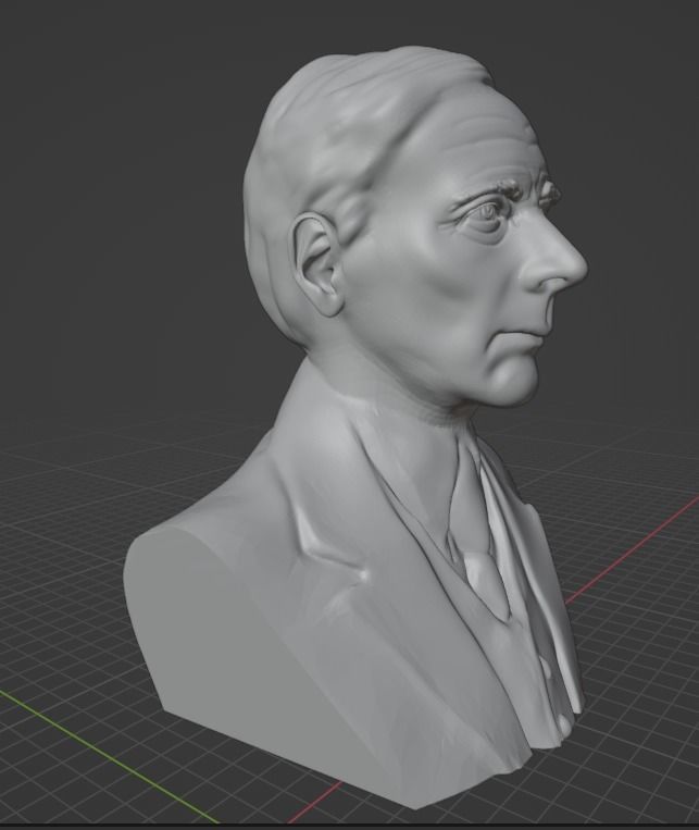George Edward Moore 3D print model_6