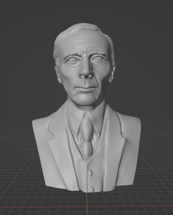 George Edward Moore 3D print model_1