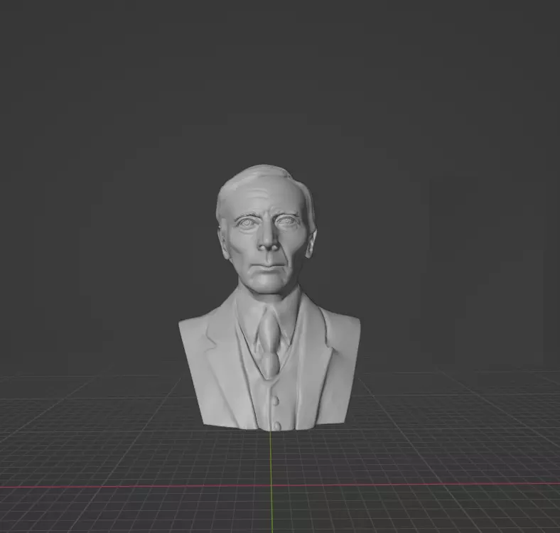 George Edward Moore 3D print model_0