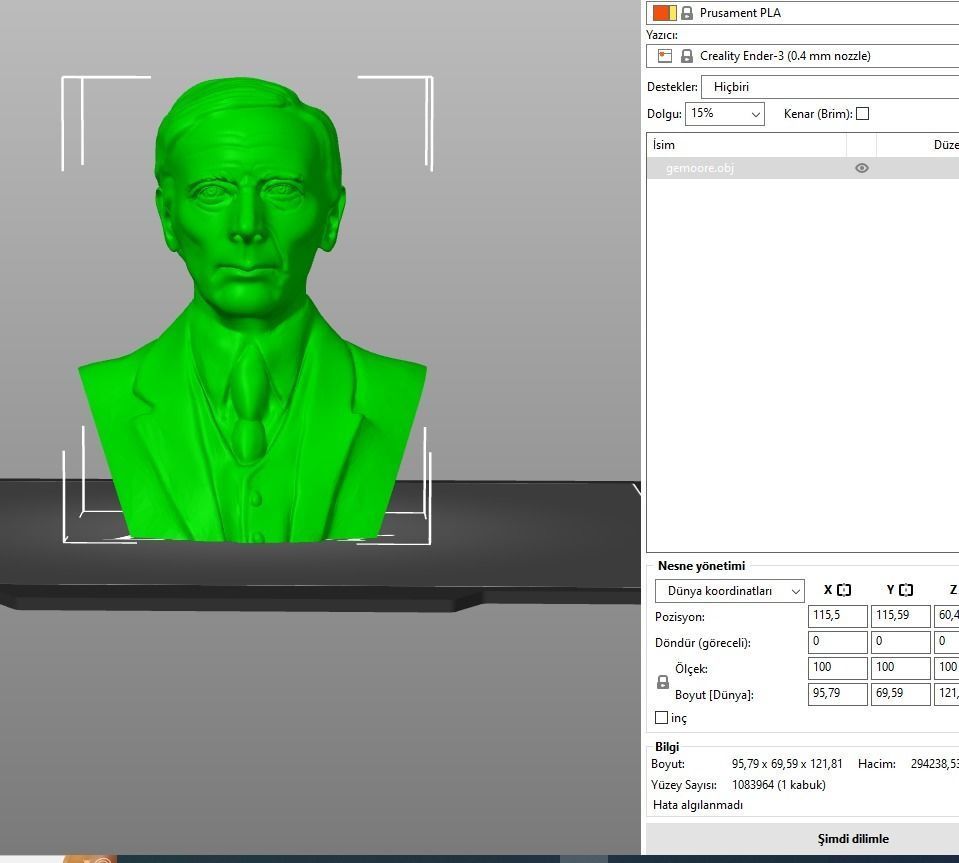 George Edward Moore 3D print model_2