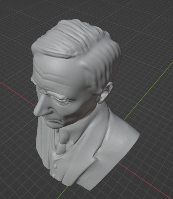George Edward Moore 3D print model_11
