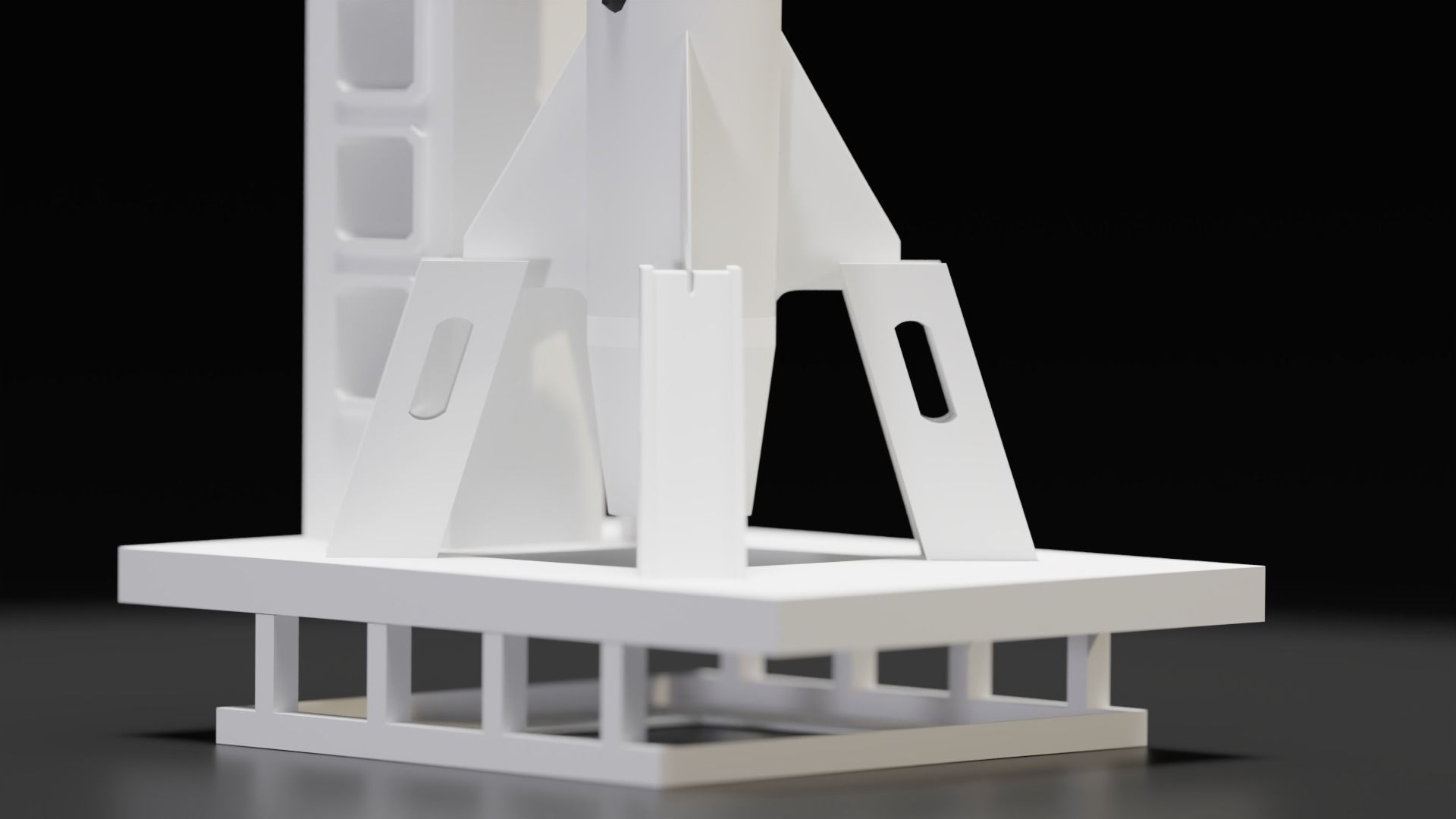 Miura1 Rocket and Launch Tower by PLD Space STL format 3D print model_3