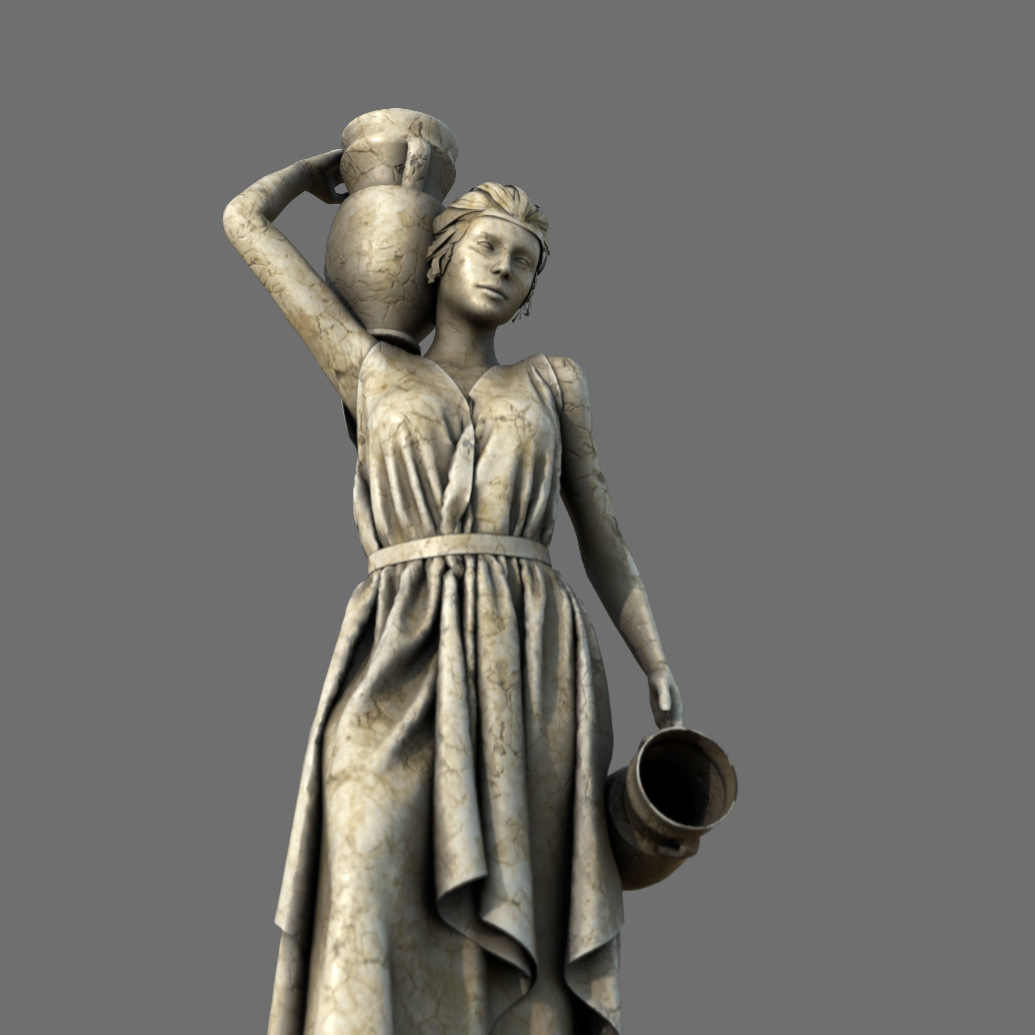 Venus of the amphora 3D model_3