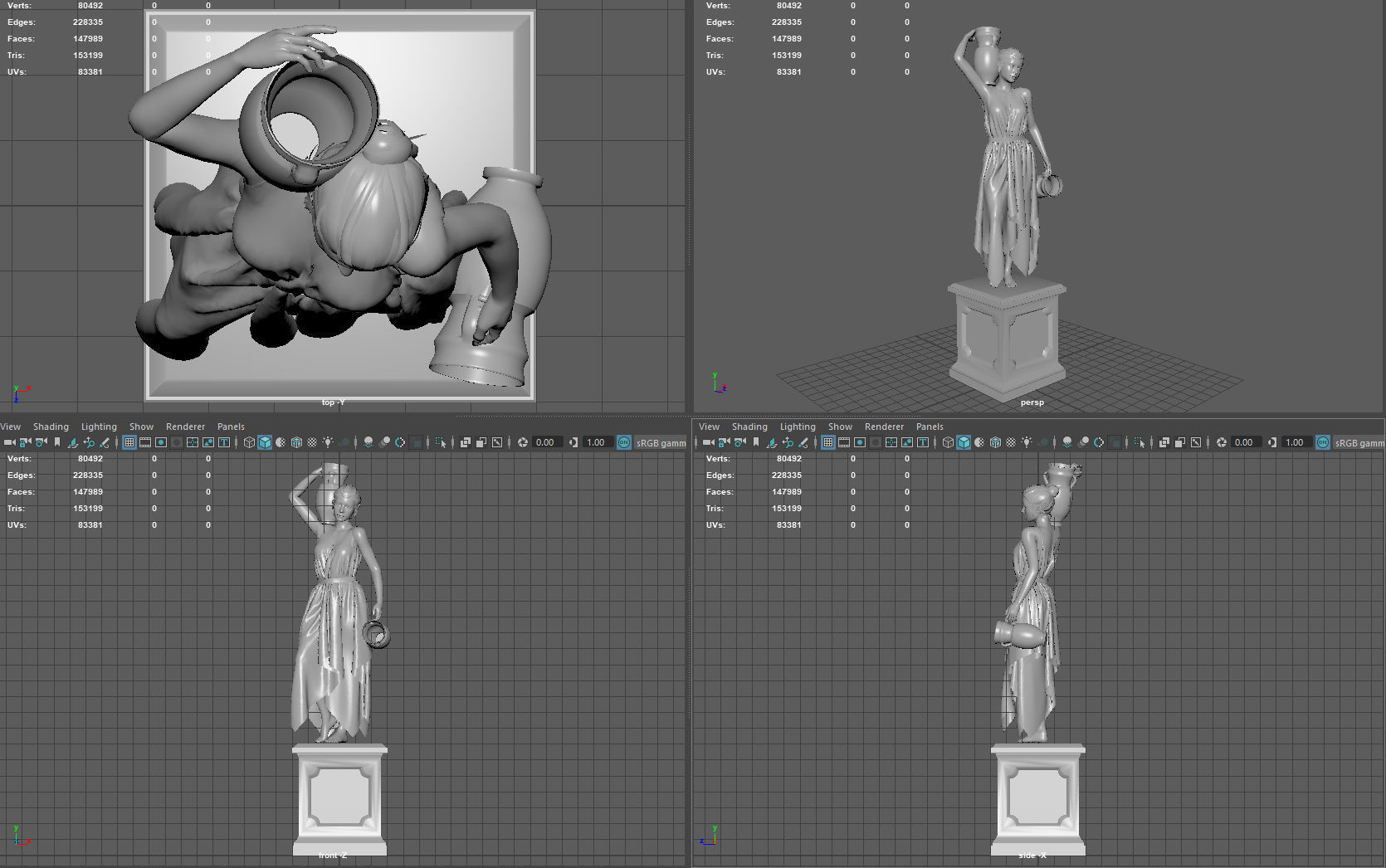 Venus of the amphora 3D model_8