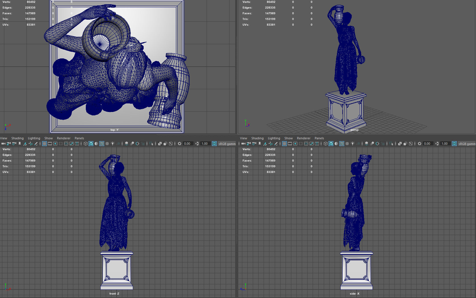 Venus of the amphora 3D model_9