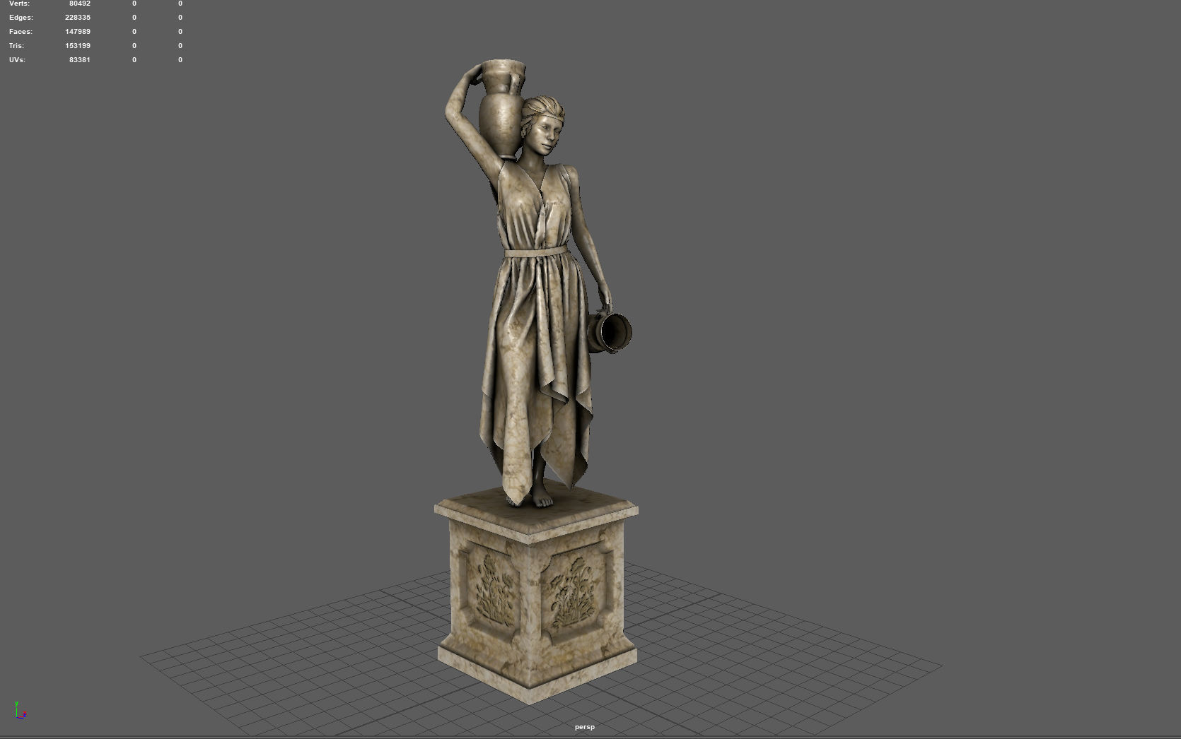 Venus of the amphora 3D model_4