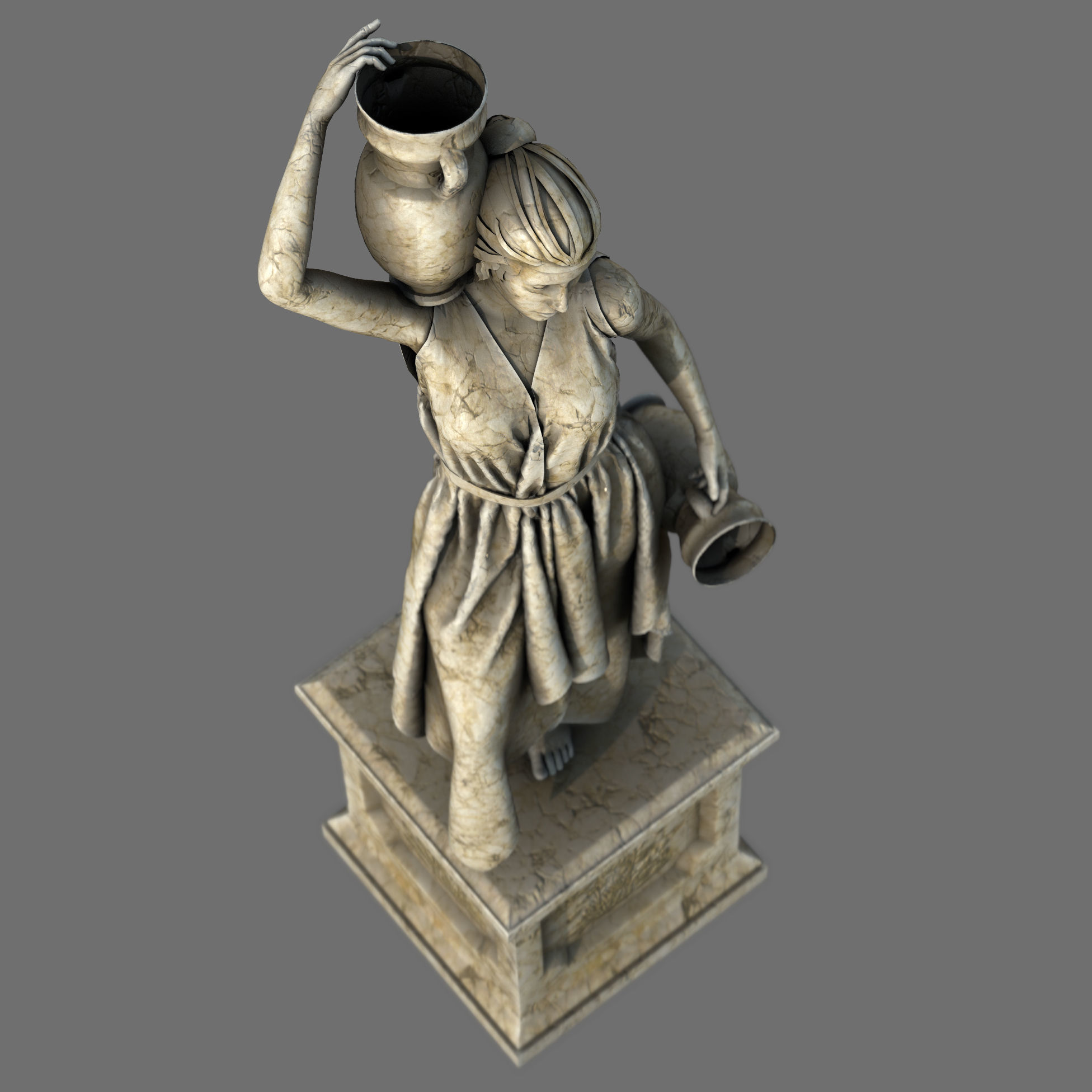 Venus of the amphora 3D model_2