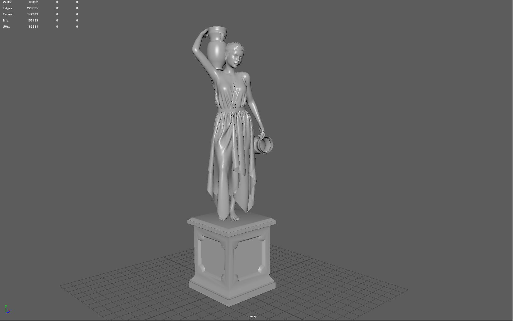 Venus of the amphora 3D model_5