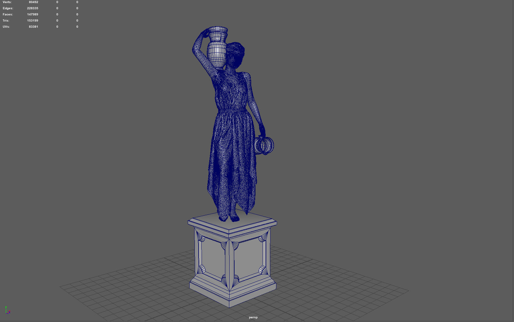 Venus of the amphora 3D model_6