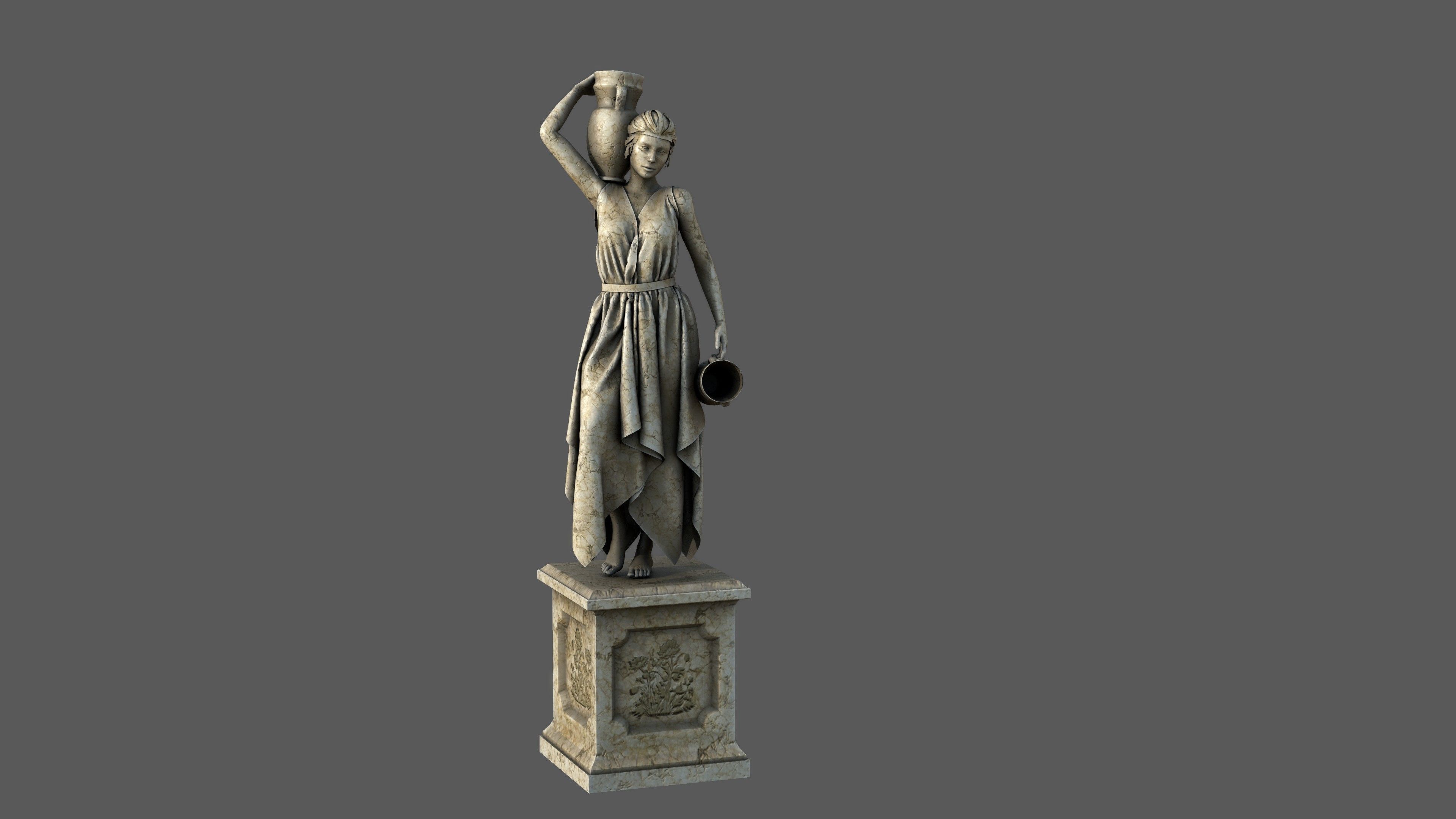 Venus of the amphora 3D model_15