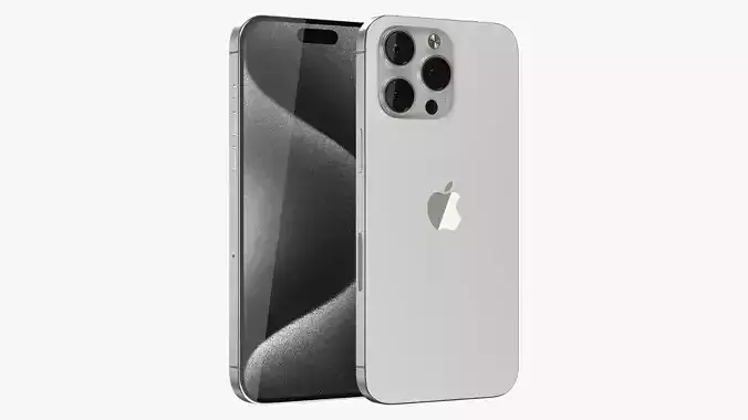 iPhone 15 Pro Max White Titanium