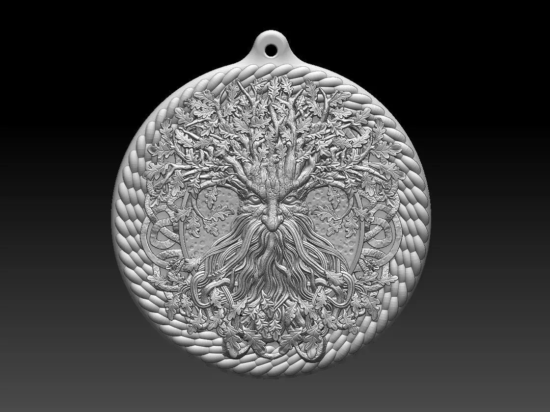 HM Life Tree Man Keychain 3D print model