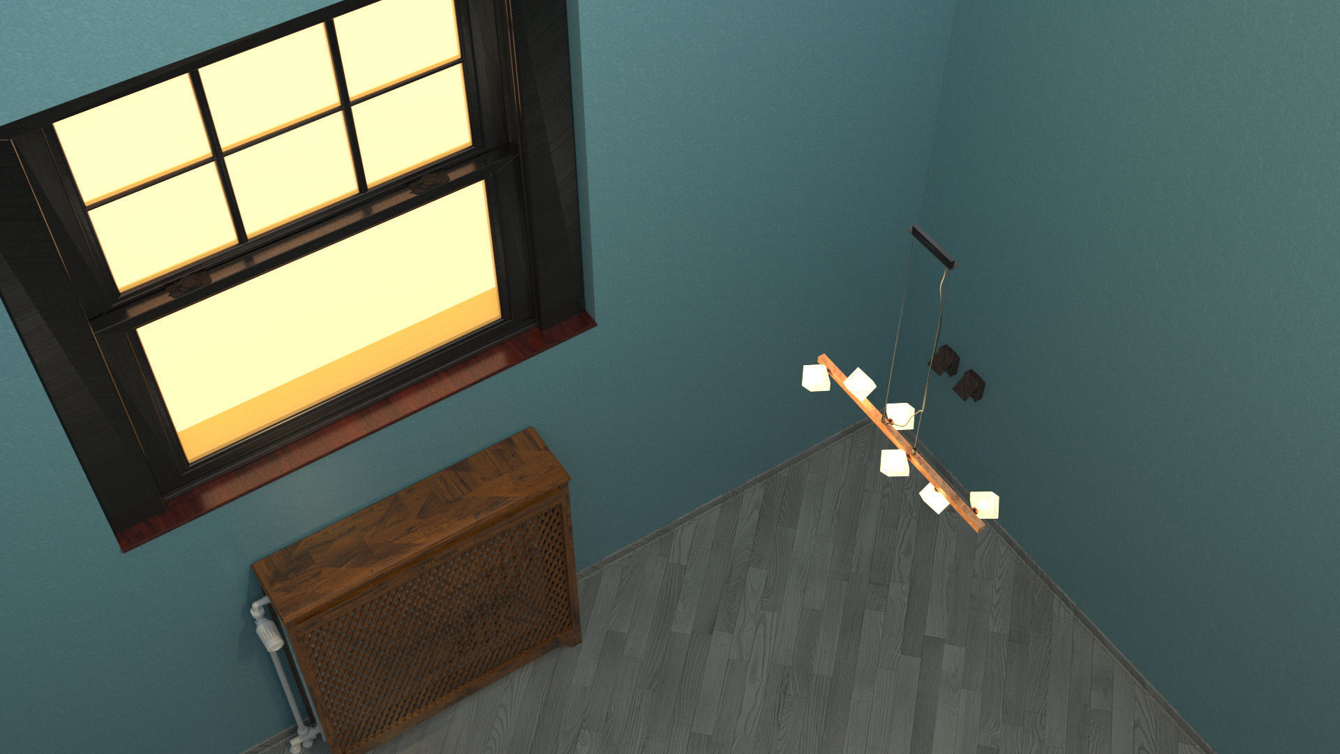 Bedroom Type 1 Interior Design without Furnitures 3D model_3